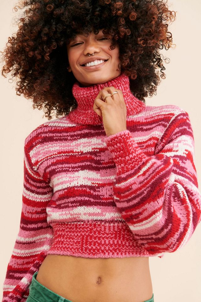 For Love & Lemons Wilma Cropped Turtleneck Sweater #2