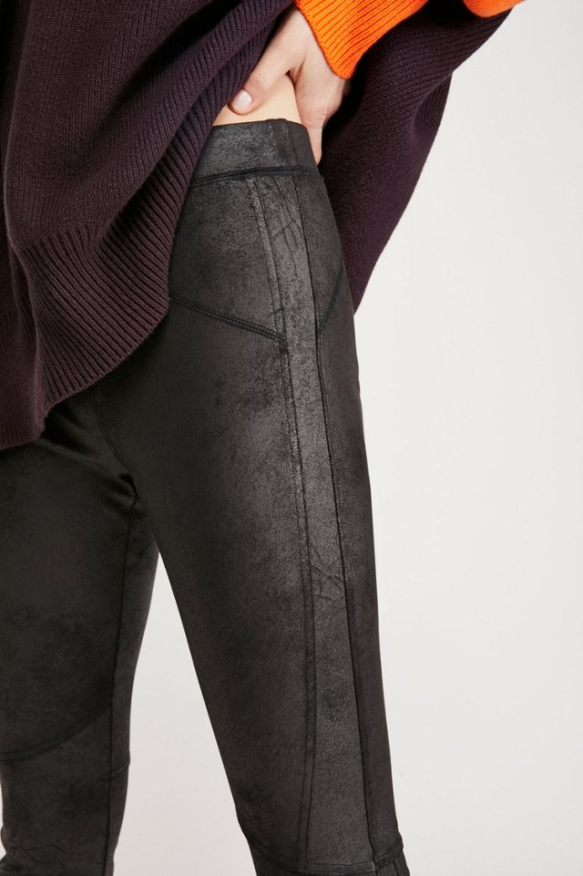 Midnight Vegan Suede Skinny Pants #3