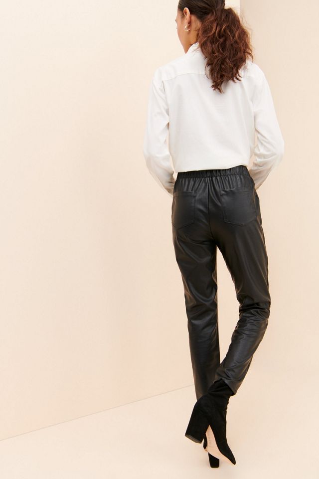 Ichi Vegan Leather Leggings #1