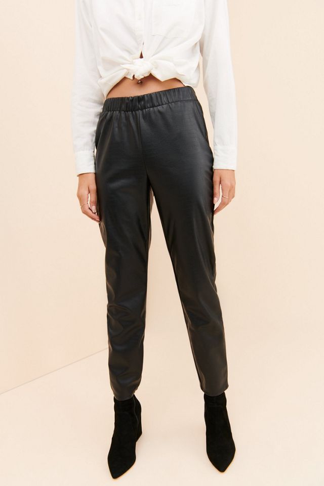 Ichi Vegan Leather Leggings #2