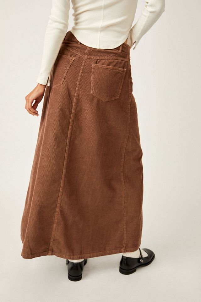 ☆送料・関税込☆Rest&Recreation★CORDUROY MAXI SKIRT★ Come As You Are Corduroy Maxi Skirt | Free People