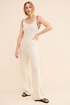 ALOHAS Namo Ecru Tricot Jumpsuit
