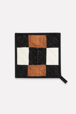 Anchal Colorblock Pot Holder at Free People in Brown