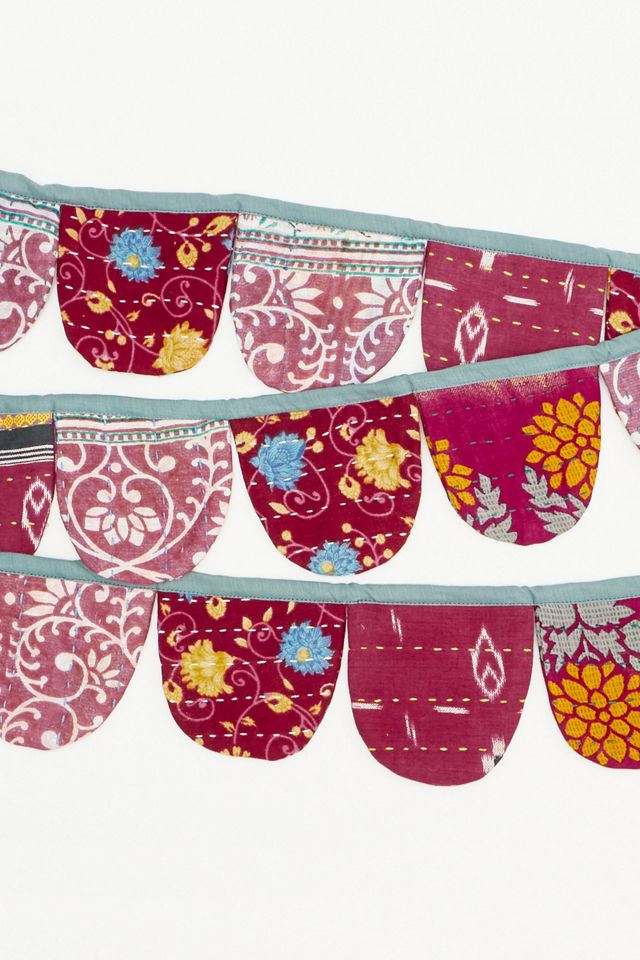 Anchal Kantha Scallop Banner - No. 240207 #1