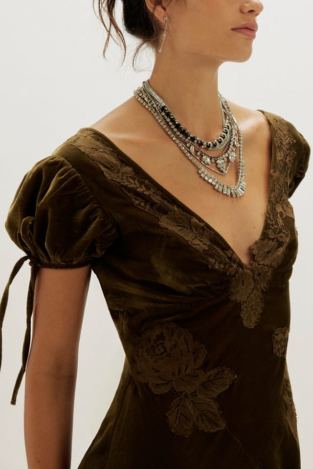 Nigel Preston Velvet Maxi Dress