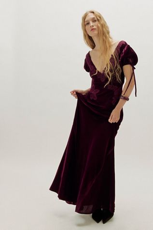 Nigel Preston Velvet Maxi Dress