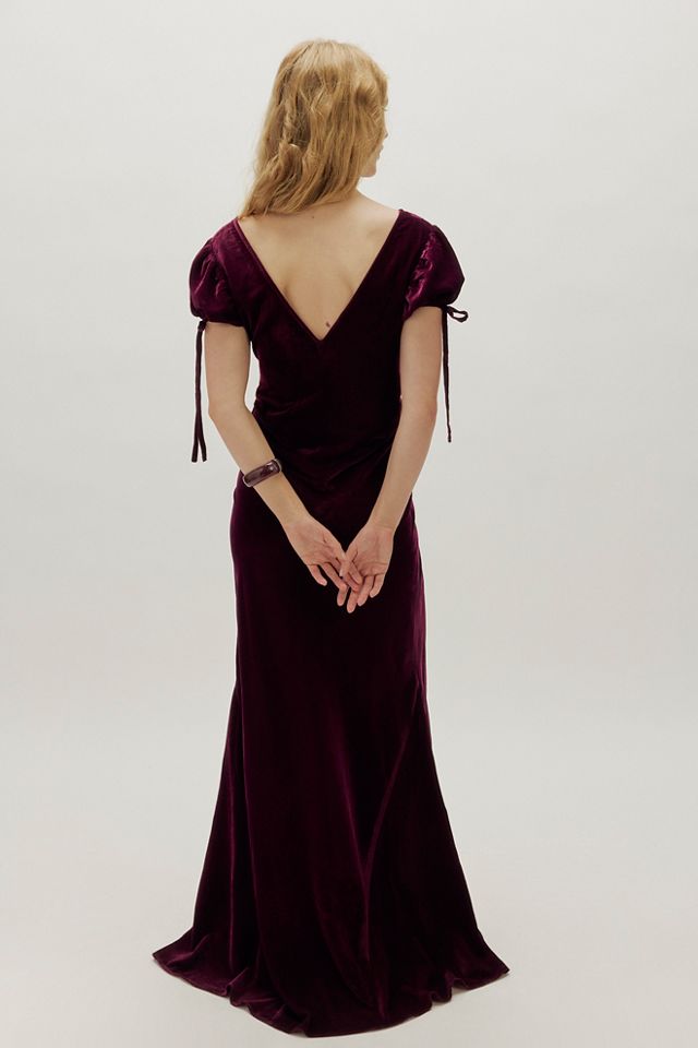 Nigel Preston Velvet Maxi Dress #1