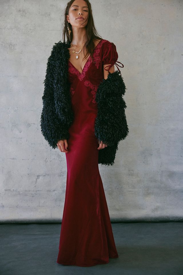 Nigel Preston Velvet Maxi Dress #1