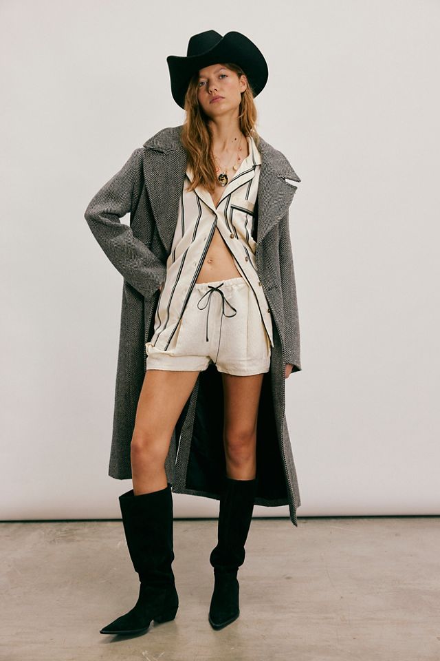 【PORTERNA】Rian Satin Shorts Valia Satin Short | GUESS
