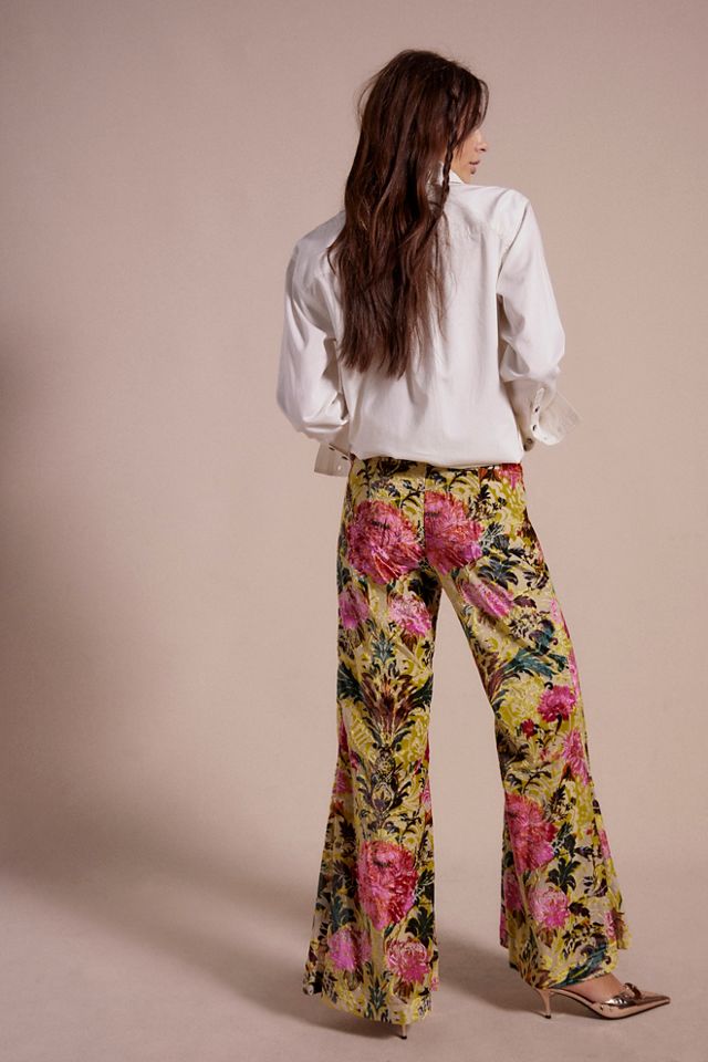 Night Sky Burnout Velvet Pants #1