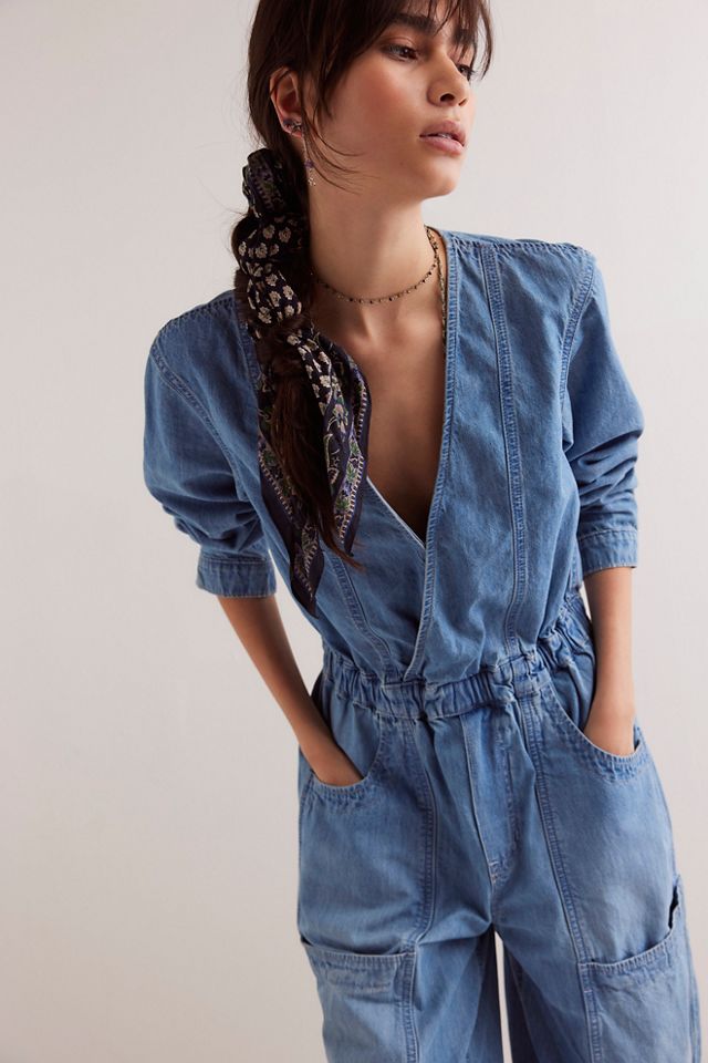 We The Free Archie Denim Jumpsuit #2