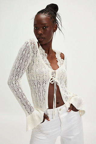 Imagine That Cardi By Intimately At Free People In Ivory, Size: Large