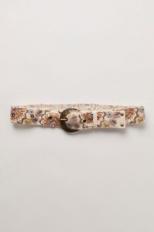 Color Crush Belt by Jenny Krauss at Free People in Ivory Coast, Size: Small
