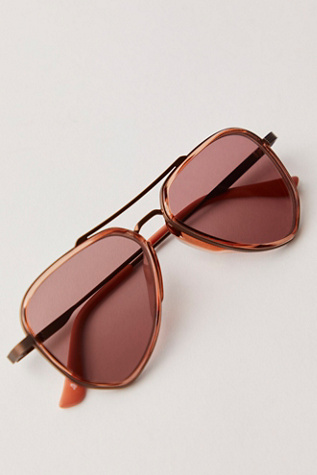 Sunski Baia Sunglasses at Free People in Brown