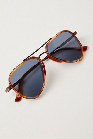 Sunski Astra Sunnies at Free People in Caramel