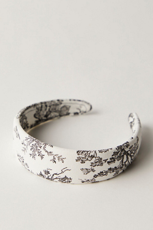 Dulce Toile Headband By Curried Myrrh At Free People In Black