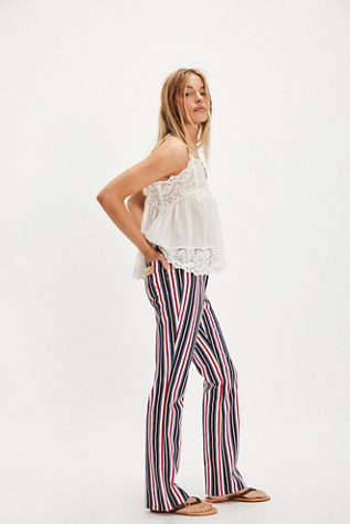 Wrangler x Lainey Wilson Striped Flare Jeans