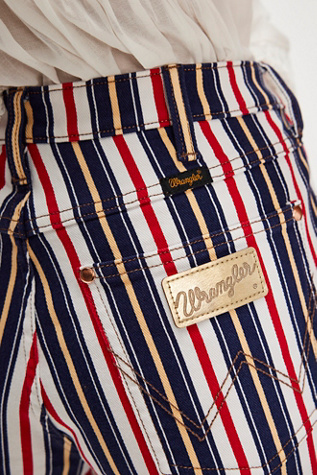 Wrangler x Lainey Wilson Striped Flare Jeans