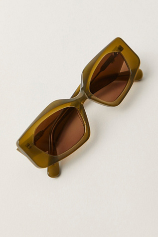 Lele Sadoughi Melrose Sunglasses At Free People In Olive