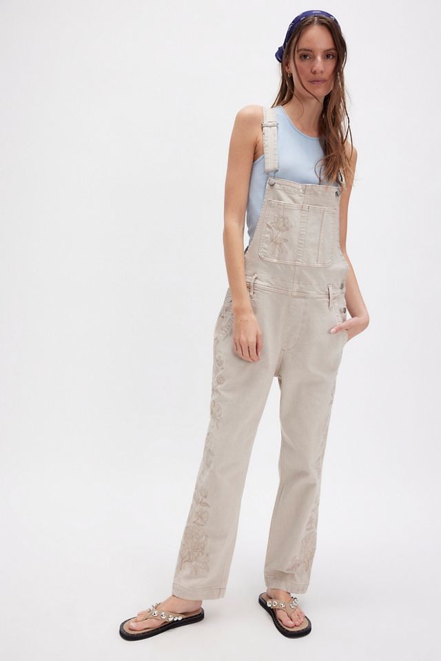 Driftwood Porcelain Etched Overalls #3