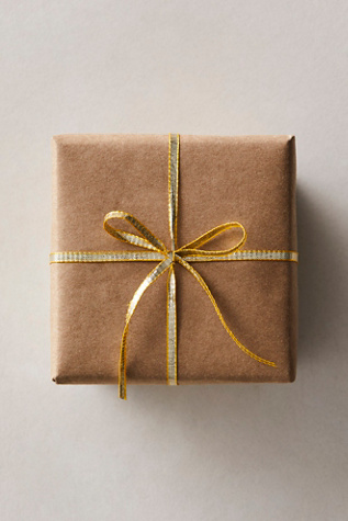 Free People x Skippy Cotton Shimmery Lurex Ribbon at Free People in Yellow