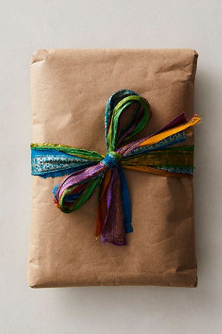 Recycled Sari Border Remnant Ribbon by Skippy Cotton at Free People