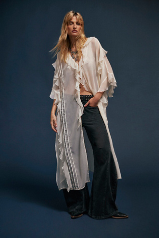 Winter Valley Kimono At Free People In Ivory