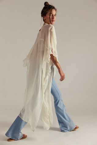 Winter Valley Kimono at Free People in Ivory