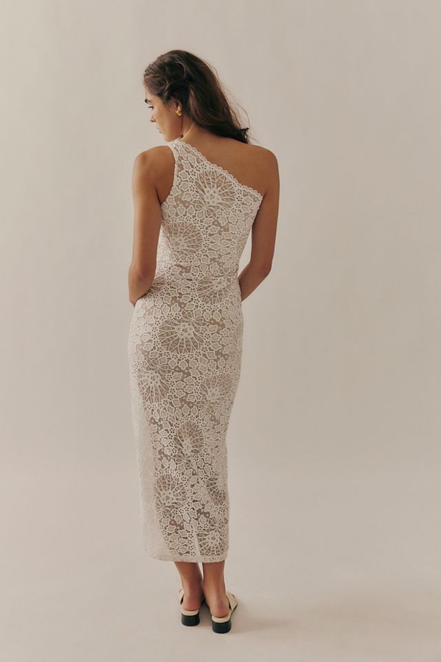Nightcap Lace One Shoulder Dress #1