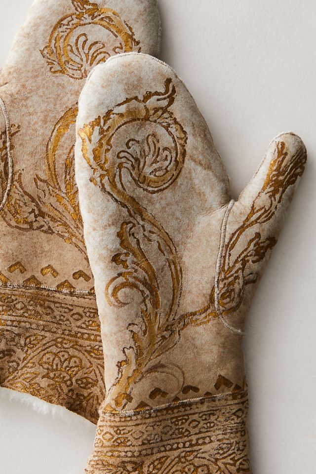 Forever Yours Suede Mittens #1