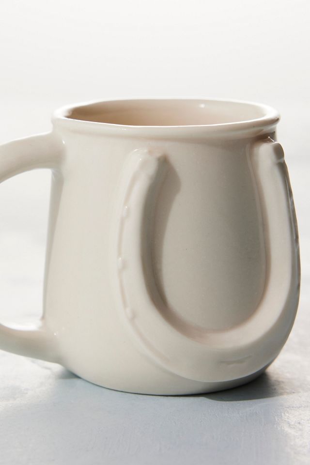 Porcelain Horseshoe Mug #1