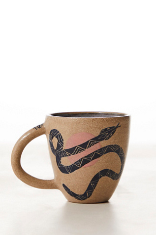 Snake Mug By Demetria Chappo At Free People In Pink Moon