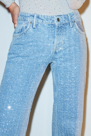 We The Free Tennessee Low-Rise Shine Boyfriend Jeans At Free People In Nashville Nights, Size: 31