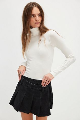 We The Free Stephie Denim Skort