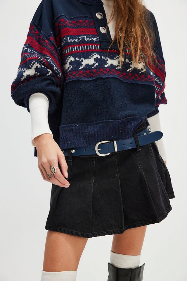 We The Free Stephie Denim Skort #2
