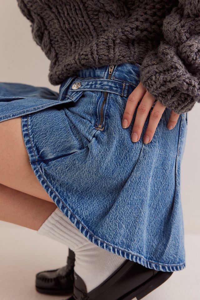 We The Free Stephie Denim Skort #2