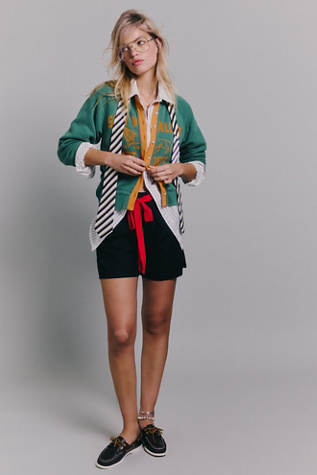 Prep Striped Tie at Free People in Ivory