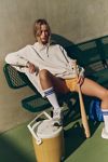 Sprint to the Finish White Heather Hoodie