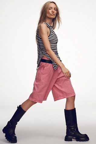 新着☆レトロ【Jeffrey Campbell】ブロックヒールMae Moto Boots Pedal To The Metal Moto Boots | Free People