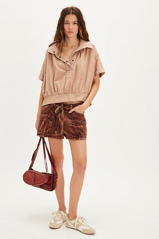 Haut Free People WE THE FREE Get Together Beige (shiitake) Taille S
