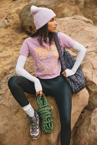 Joshua Tree Boxy Tee by Parks Project at Free People, Mau, XL