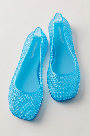 Suni Jelly Flats By Jeffrey Campbell At Free People In Blue, Size: US 9