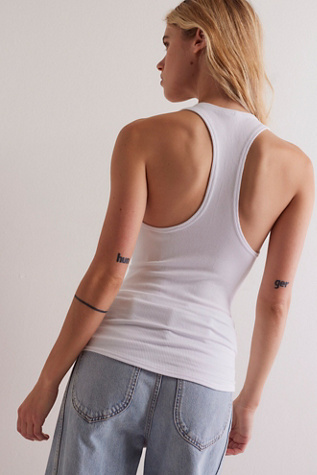 Cali Seamless Tank Top At Free People In White, Size: XS/S