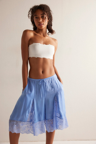 Made You Look Shorts by Intimately at Free People in Blue, Size: M