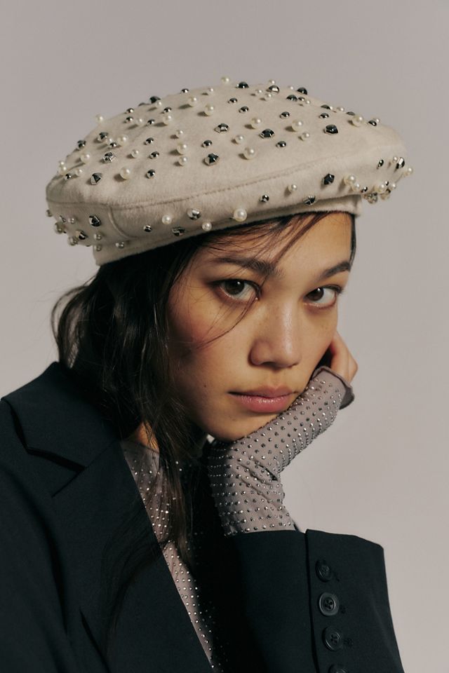 So Emma Pearl Beret #3