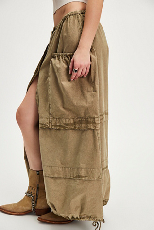 Eloise Maxi Skirt At Free People In Caiman, Size: Medium