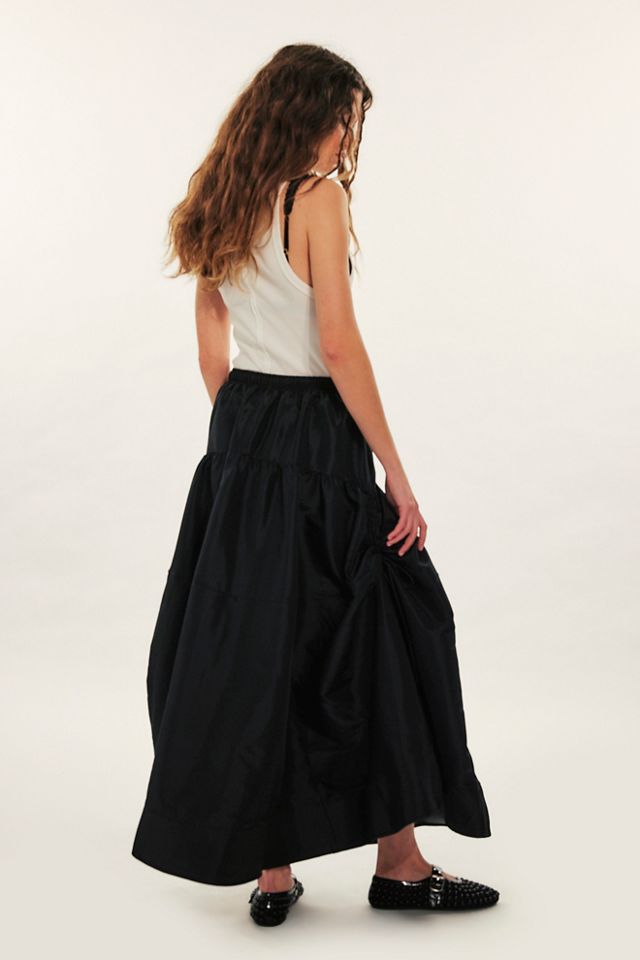 Emery Drop-Waist Midi Skirt #1