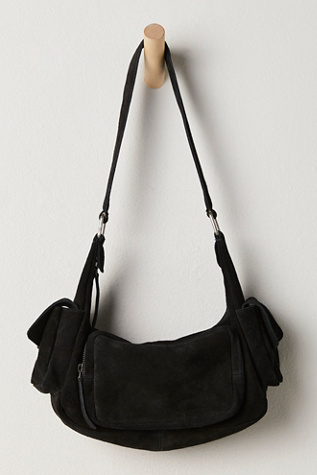 Siren Suede Shoulder Bag By FP Collection At Free People In Black