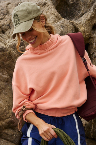 Jet Setter Hoodie by FP Movement at Free People, Peach Punch, M