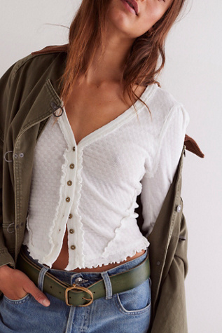 We The Free Winnie Cardi At Free People In Ivory, Size: Large